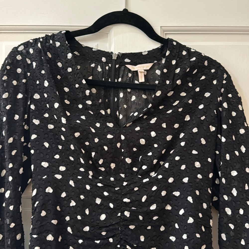 Rebecca Taylor polka dot blouse